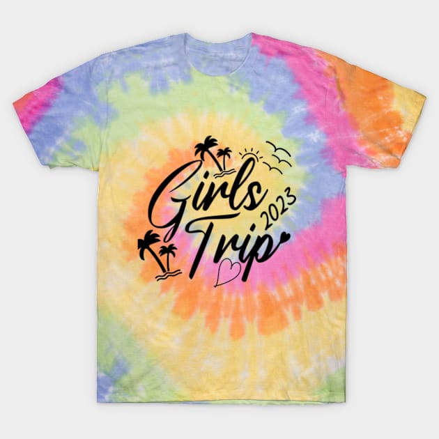 Matching Girls Trip and Sisters' Trip 2023 T-Shirts - Perfect for your Next Adventure T-Shirt by Jet Set Mama Tee